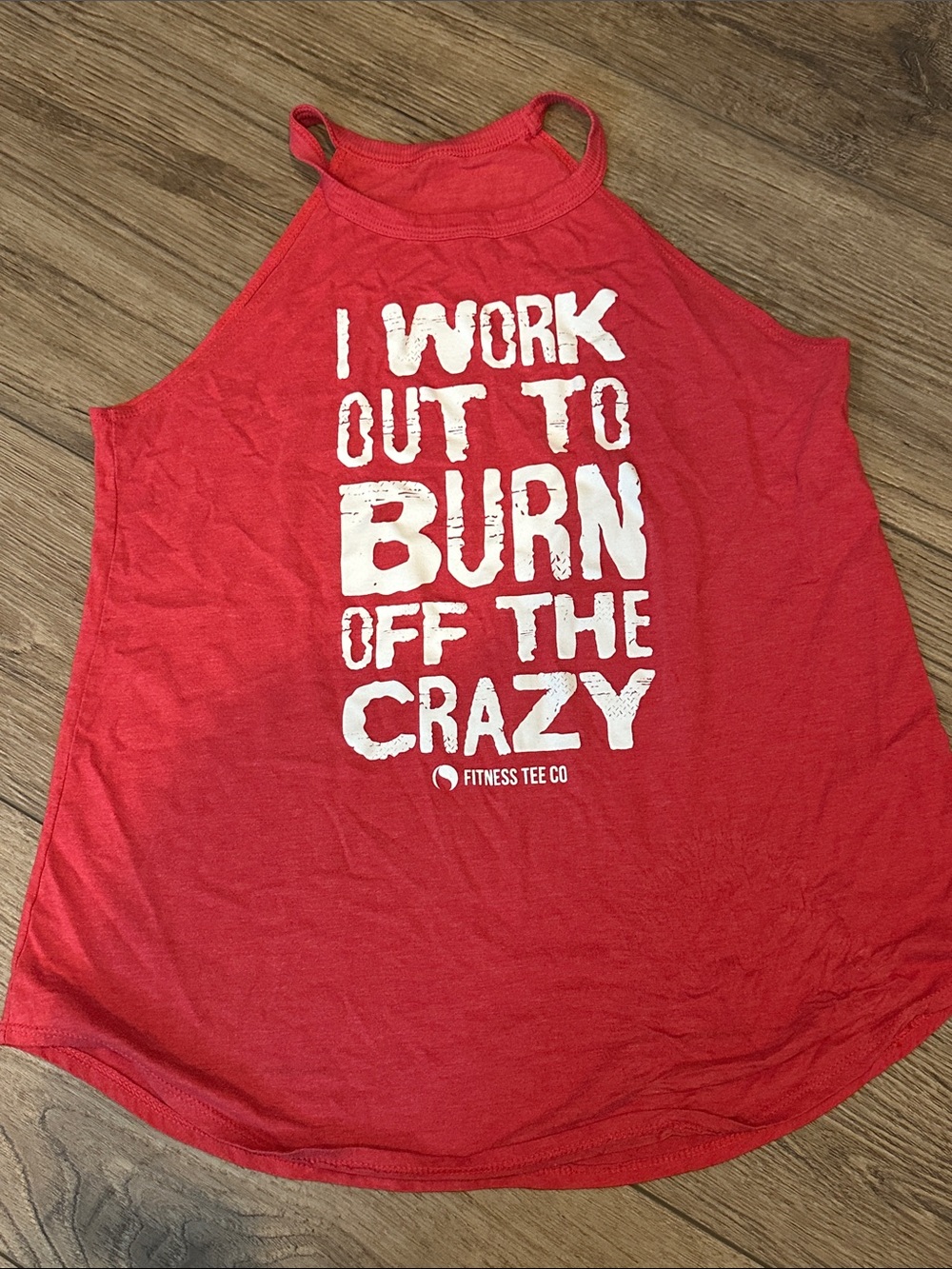 Women's Red Workout Tank Top